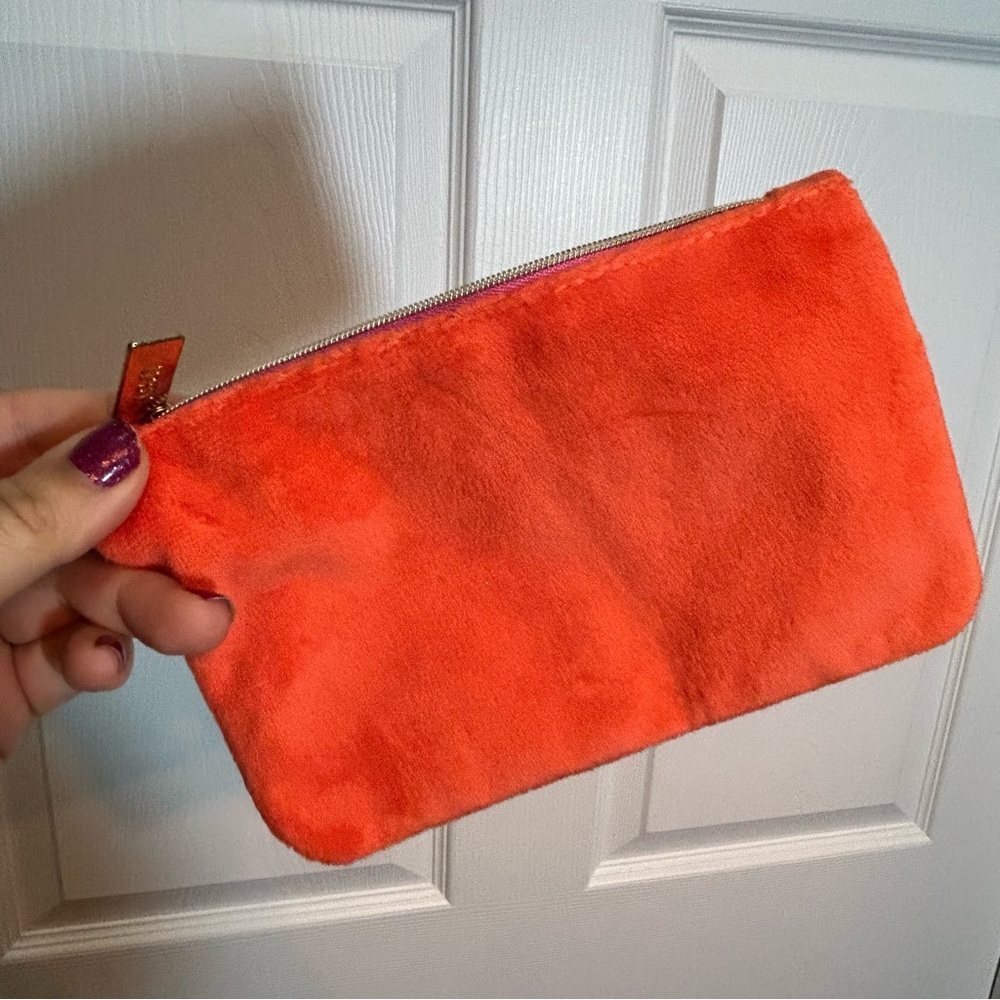 Pink and Red Colorblock Pouch - Picture 2 of 3